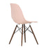Cadeira Eames em Plástico DSW / Base dark maple